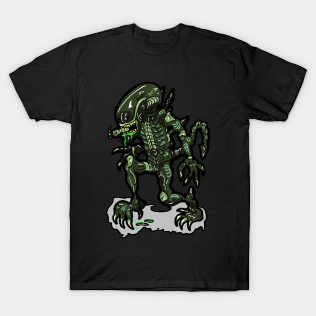 THE Space Monster! T-Shirt by beetoons